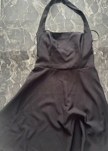 Trendyol & Milla Straplez Siyah Mini Elbise