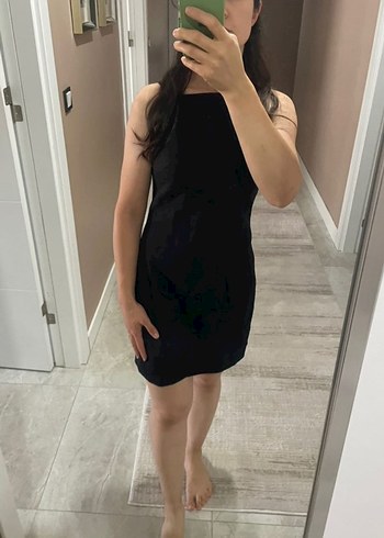 Trendyol & Milla Siyah Straplez Midi Elbise
