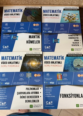 Matematik Video Anlatımlı Soru Fasikülleri Seti