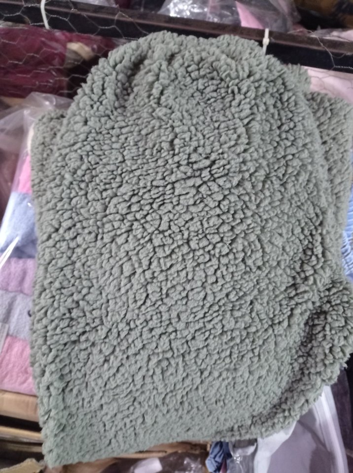 Gri Peluş Mini Kadın eşofman takımı - Görsel 2