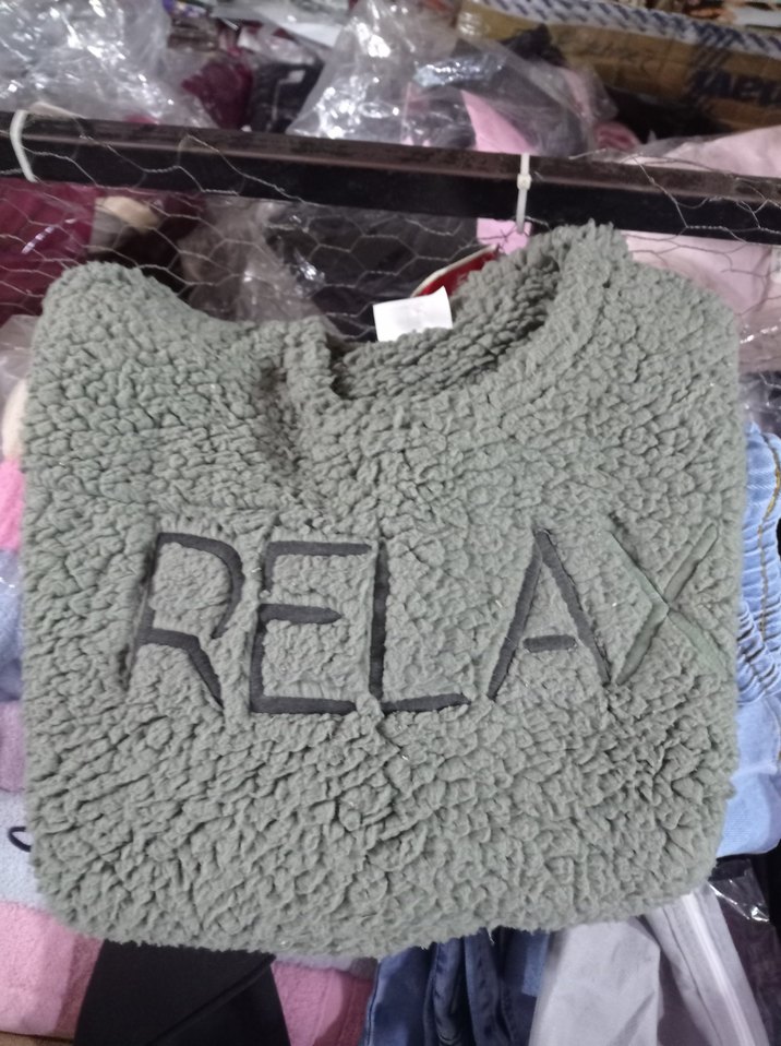 Gri Peluş Mini Kadın eşofman takımı - Görsel 3