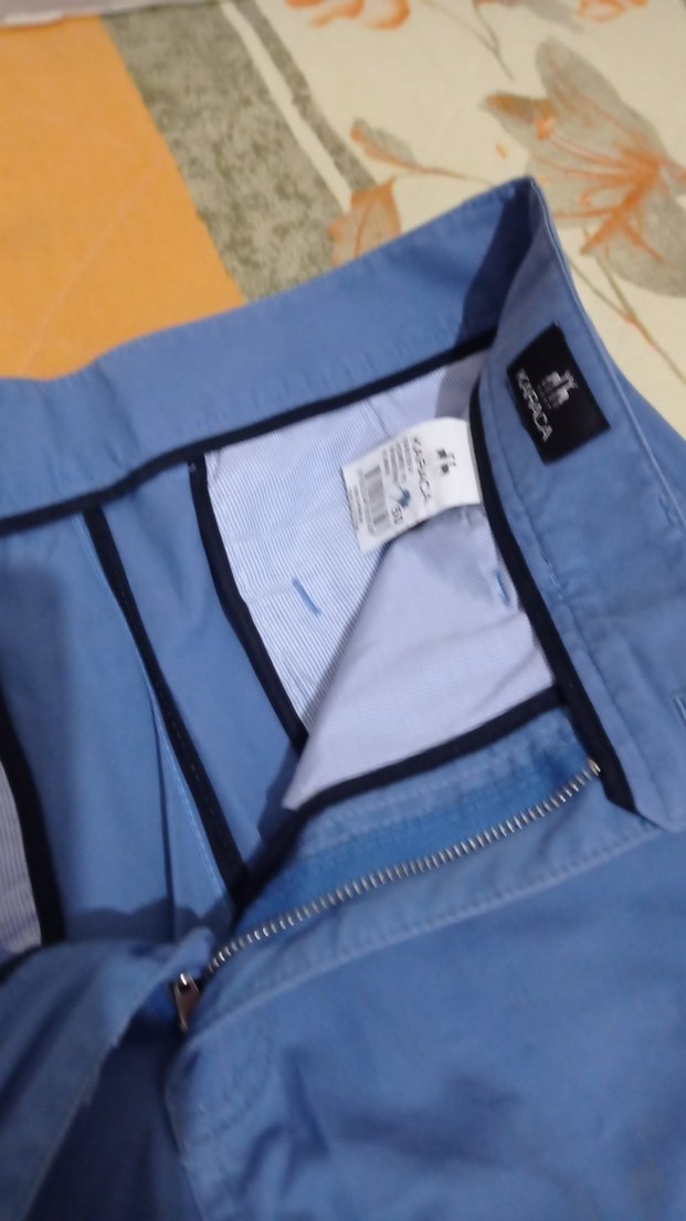 Mavi erkek  Pantolon - Görsel 4