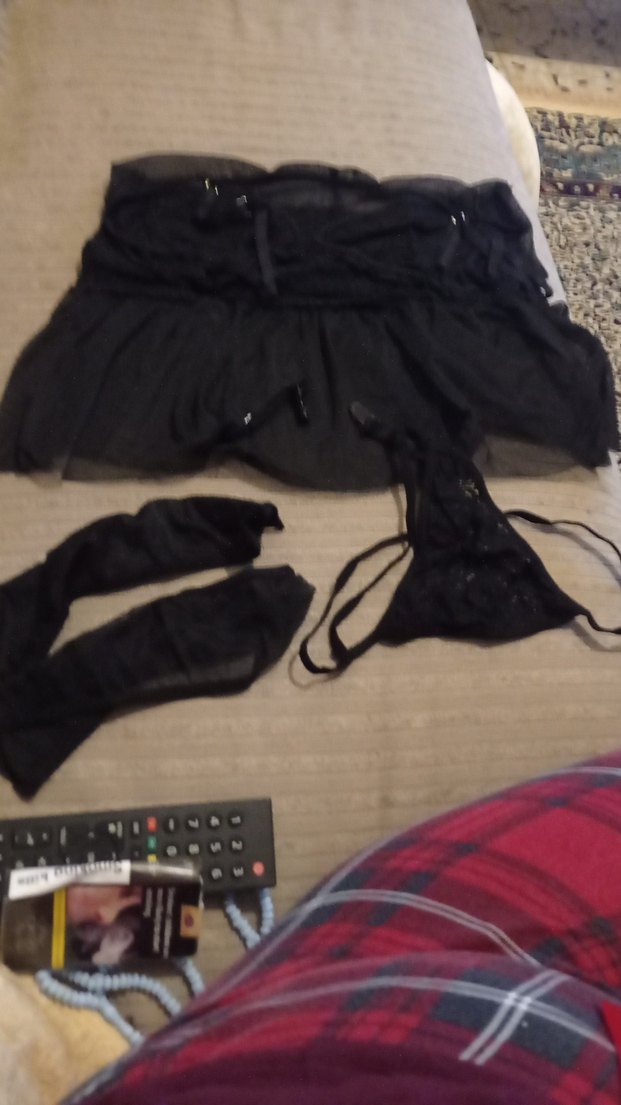 Siyah Mini Dantel Gecelik - Görsel 3