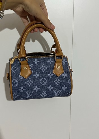 Louis Vuitton Mavi Kot Denim Kadın Çanta - Görsel 2