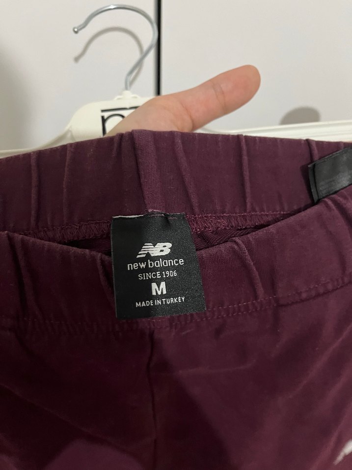 New Balance Bordo Kadın Eşofman Altı - Görsel 3