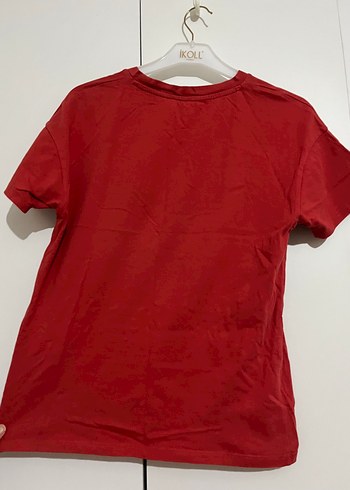 Lcw Kırmızı Baskılı Kadın Tişört - Görsel 2