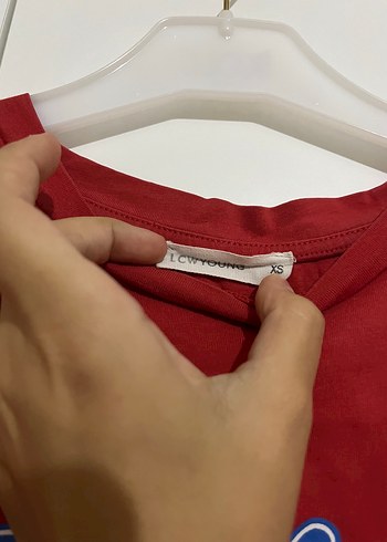 Lcw Kırmızı Baskılı Kadın Tişört - Görsel 3