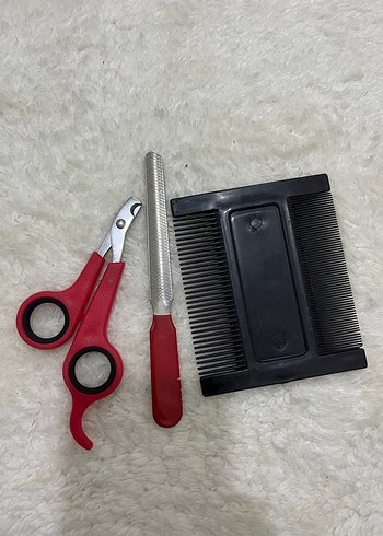 Kedi Tırnak Makası ve Tüy Tarağı Seti - Görsel 2