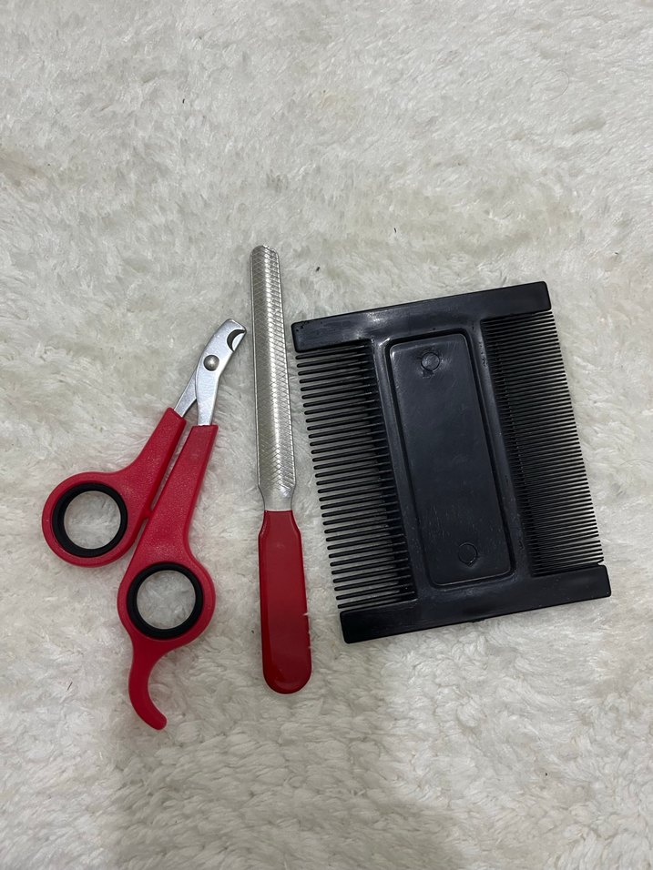 Kedi Tırnak Makası ve Tüy Tarağı Seti - Görsel 2