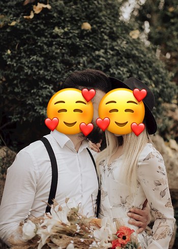 Diğer Bohem Midi Beyaz Çiçek Desenli midi boy Elbise