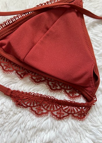 s Beden Kiremit Dantelli Bohem Bikini