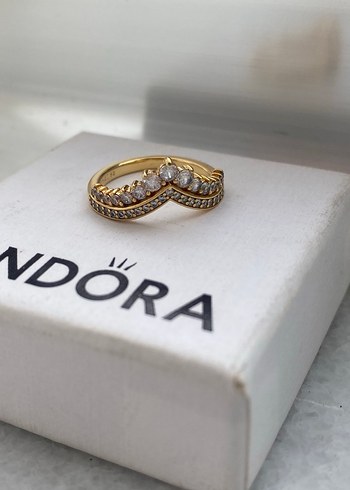 Pandora yüzük (Altın kaplama)