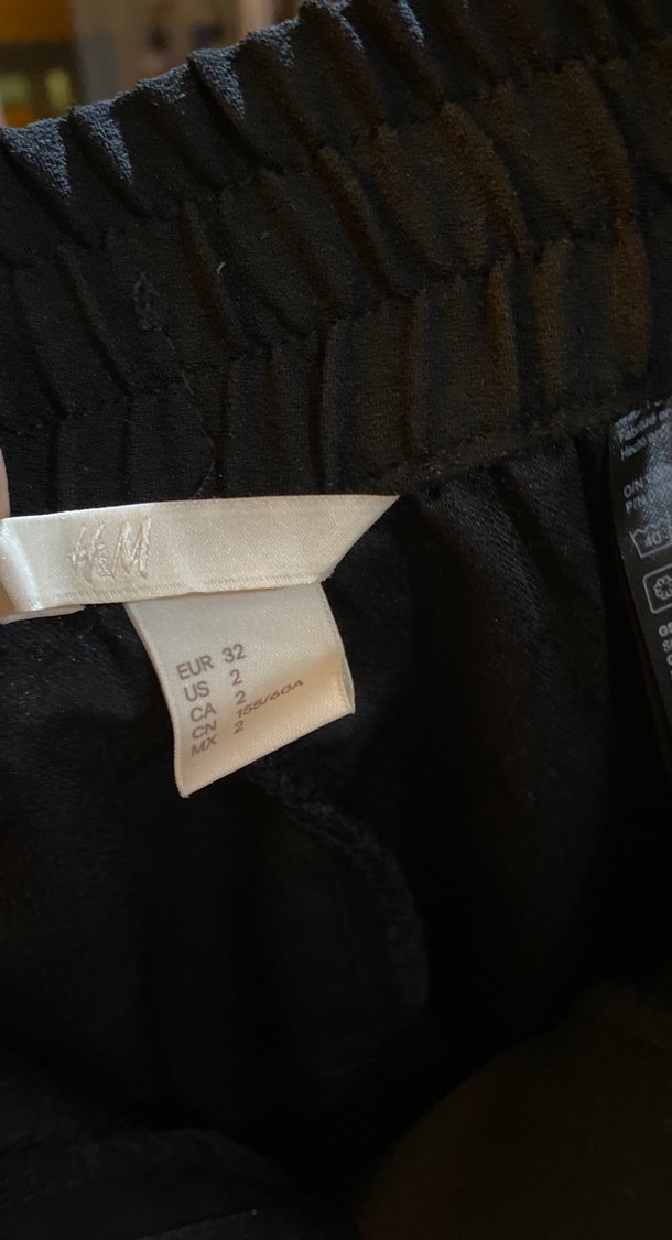 Siyah bagcikli Mini Şort - Görsel 3