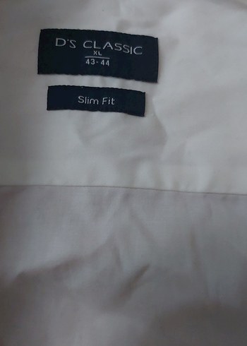 xl Beden beyaz Renk D's Classic Beyaz uzun Kollu Erkek Gömlek D'S DAMAT