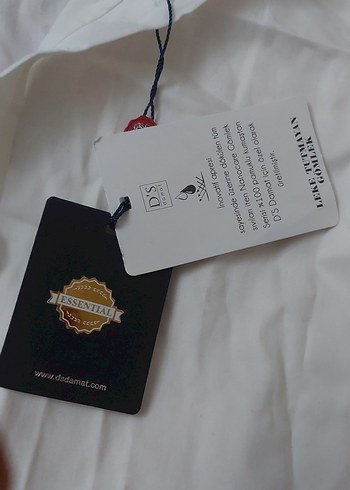 xl Beden D's Classic Beyaz uzun Kollu Erkek Gömlek D'S DAMAT