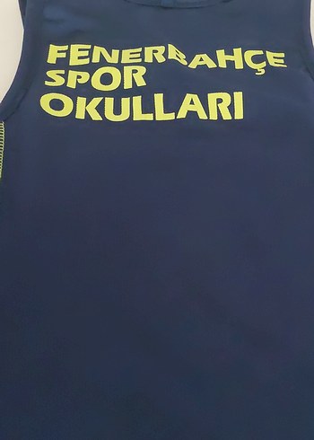 8 Yaş Beden Mavi Erkek Çocuk Kolsuz Spor tişört