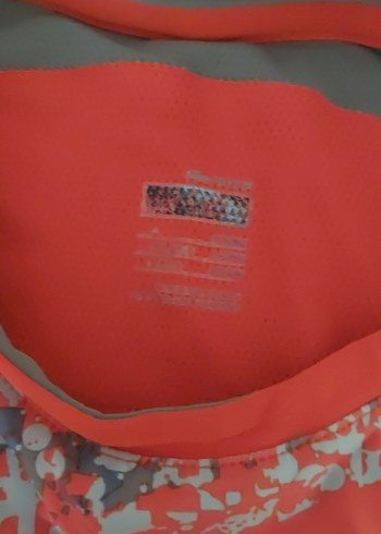 Erkek Turuncu Baskılı Spor Tişört - Görsel 5