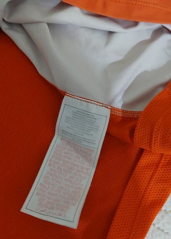 Erkek Turuncu Baskılı Spor Tişört - Görsel 4