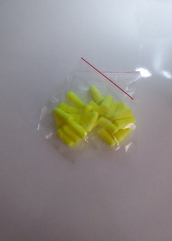 Sarı Kulak Tıkacı  20 adet - Görsel 3