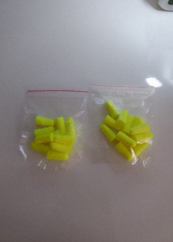 Sarı Kulak Tıkacı  20 adet - Görsel 2