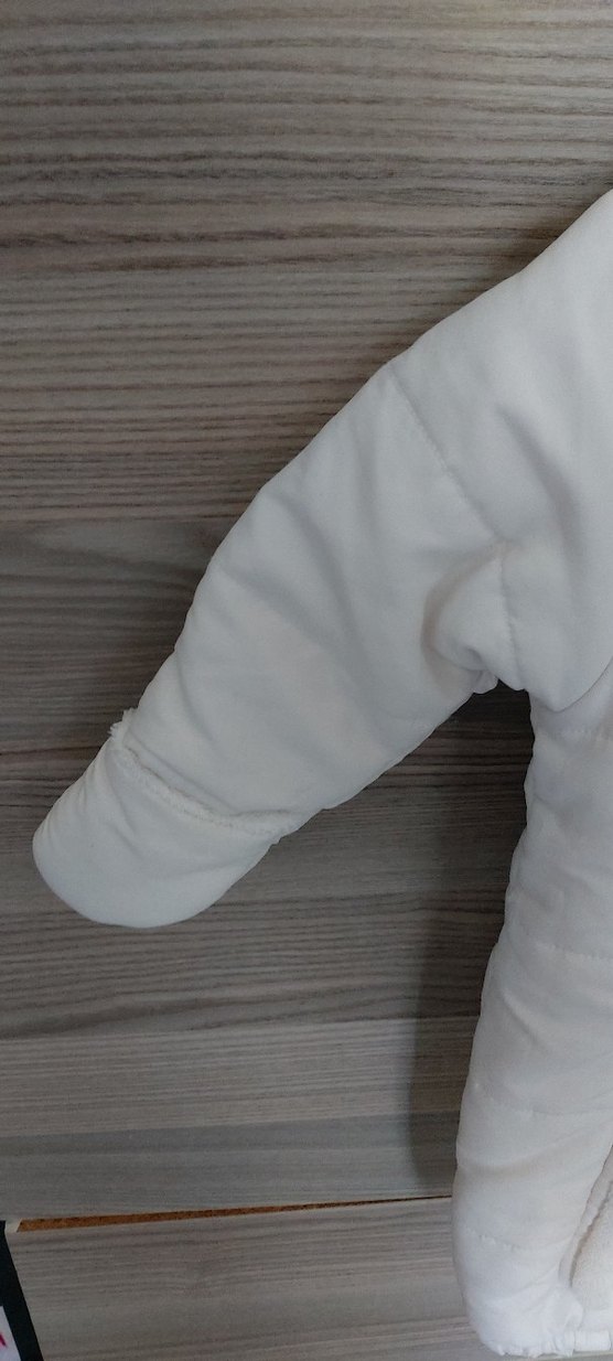 Bebek Kız Kürklü Polar Tulumu - Görsel 2