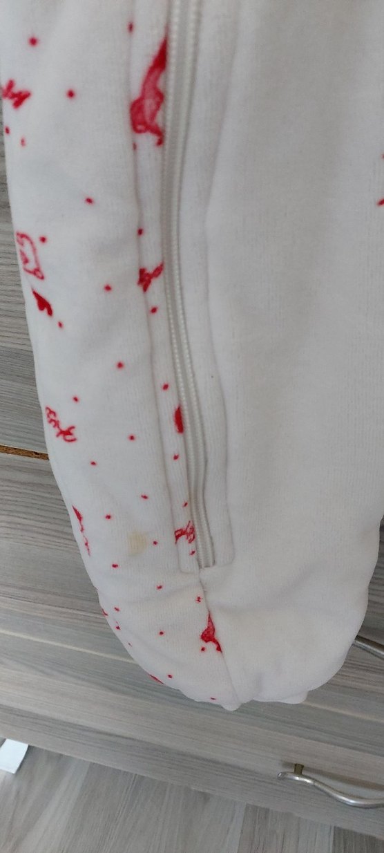 Beyaz Renkli Desenli Bebek Kız Tulum - Görsel 2