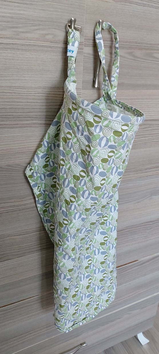 Bağcıklı Desenli emzirme Önlüğü - Görsel 2