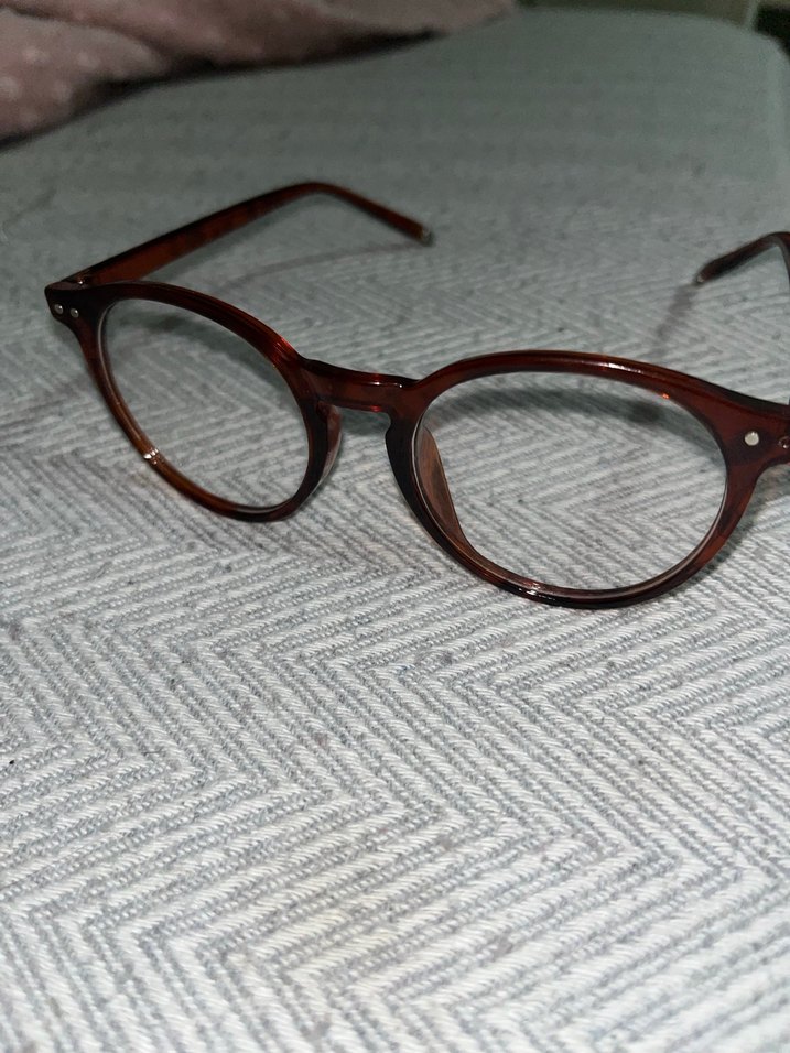Kahverengi Kadın Yuvarlak Gözlük - Görsel 3