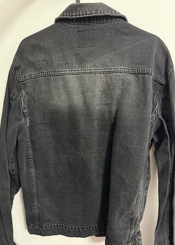 Siyah Denim Ceket - Görsel 2