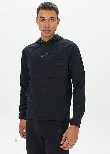 Nike Siyah Kapüşonlu Erkek Sweatshirt - Görsel 2