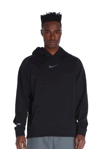 Nike Siyah Kapüşonlu Erkek Sweatshirt - Görsel 3