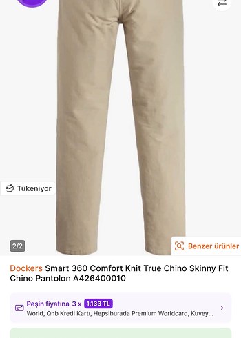 Dockers Smart 360 Comfort Knit True Chino - Görsel 2