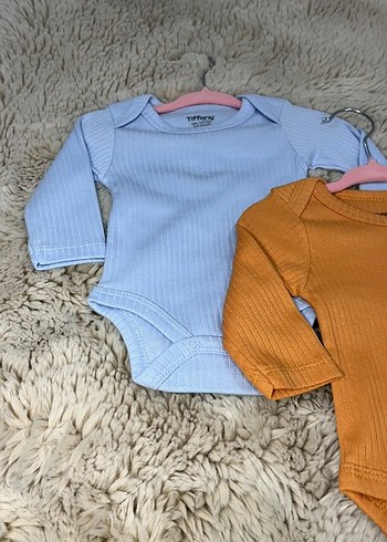 Uzun Kollu Örgü Pamuklu Bebek Body - Görsel 5