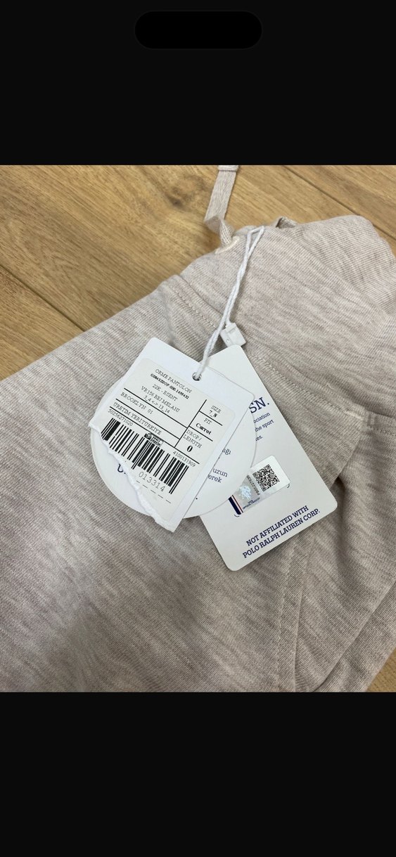 USPA Gri Mini kadın Eşofman Altı - Görsel 2