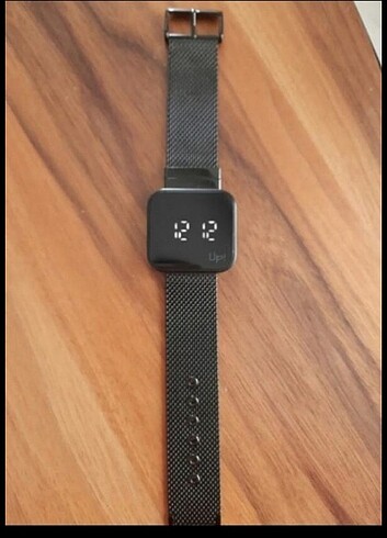 Beden siyah Renk UP WATCH SİYAH HASIR KORDONLU SAAT