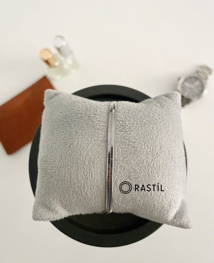 İtalyan Model Çelik Erkek Bileklik - Görsel 2