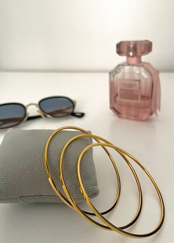 Ajda 3'lü Çelik Kadın Bilezik - Görsel 2