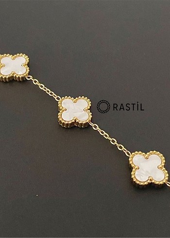 Yonca Model Çelik Kadın Bileklik - Görsel 3