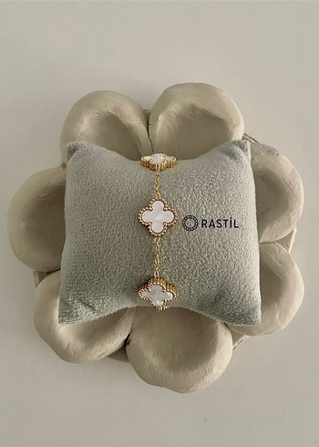 Yonca Model Çelik Kadın Bileklik - Görsel 2