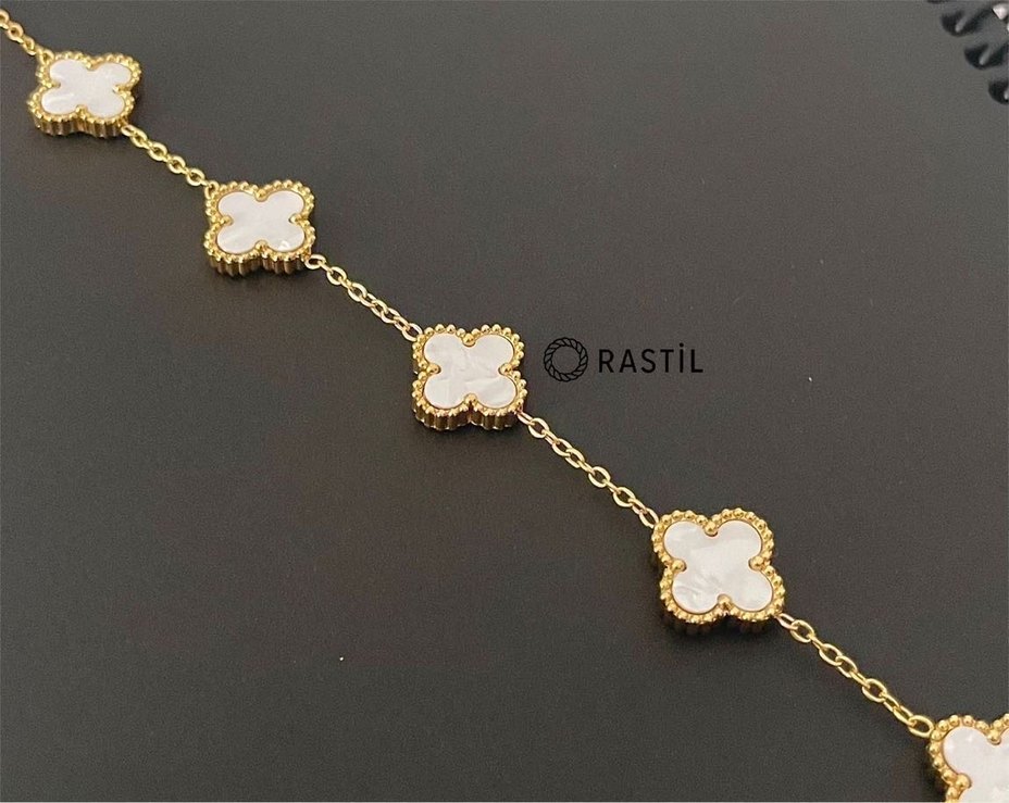 Yonca Model Çelik Kadın Bileklik - Görsel 3