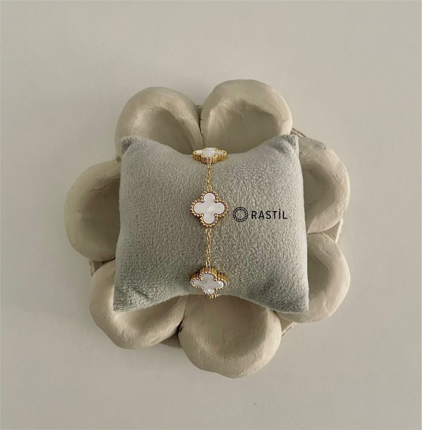 Yonca Model Çelik Kadın Bileklik - Görsel 2