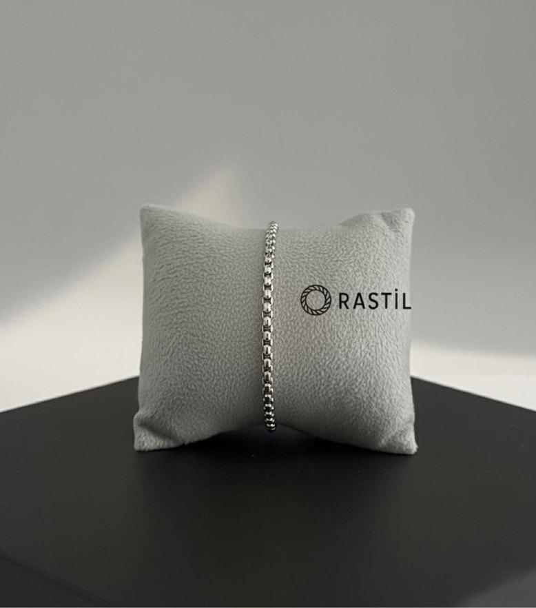 Asansör Model Çelik Erkek Bileklik - Görsel 3