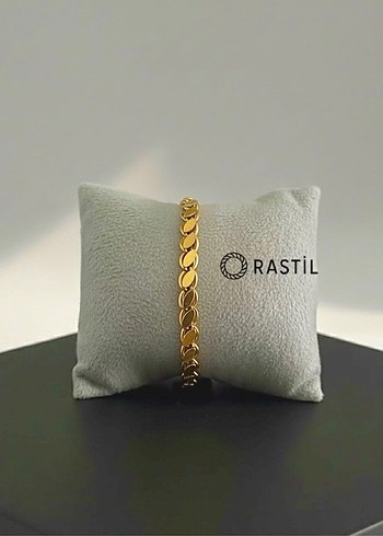 Arpa Model Çelik Kadın Bileklik - Görsel 4