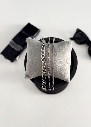 Calvin Klein Model Çelik Erkek Bileklik - Görsel 4