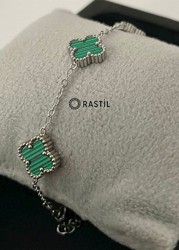 Diğer Van Cleef Model Unisex Çelik Bileklik