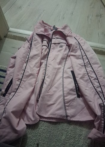 Fermuarlı Pudra Pembe Kadın Ceket