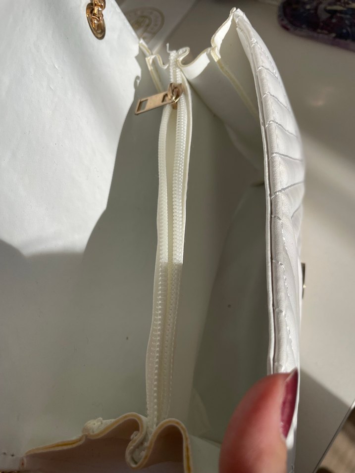 Beymen Beyaz Deri Zincir Detaylı Kadın Çanta - Görsel 2