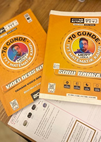 Mert Hoca 2024 TYT 70 Günde Matematik Kitap Seti