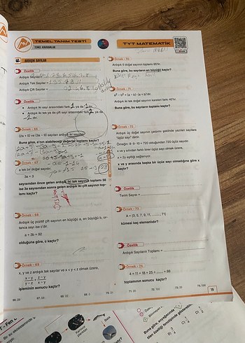 Beden Mert Hoca 2024 TYT 70 Günde Matematik Kitap Seti