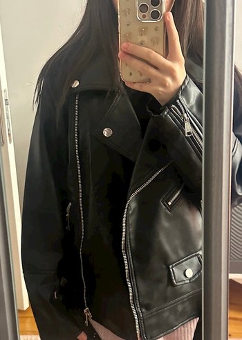 Pull and bear deri ceket